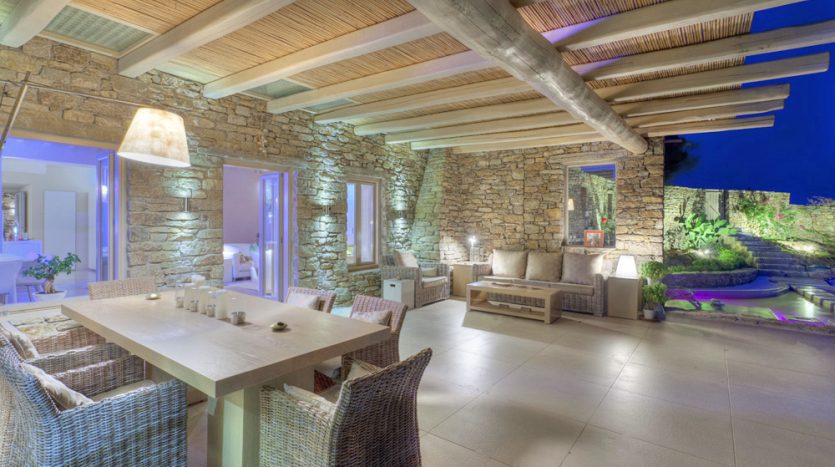 Chic Stone-Villa in Plintri, Mykonos