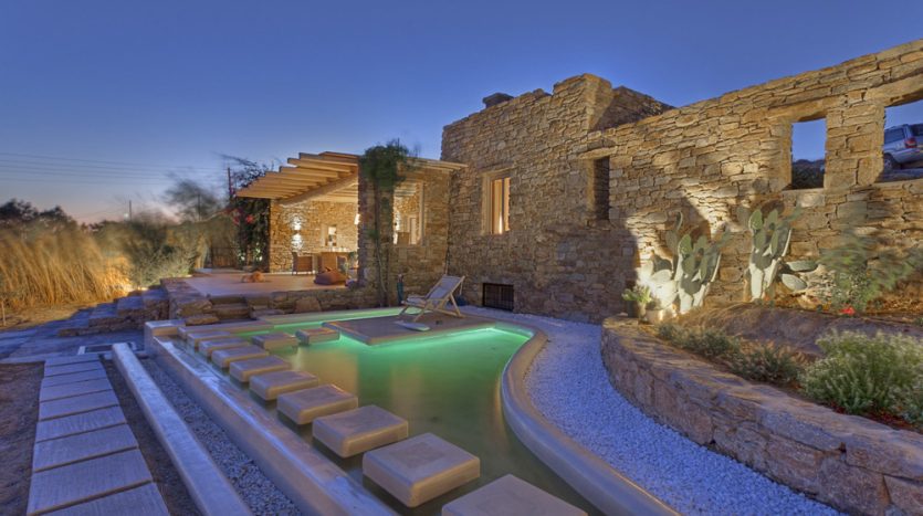 Chic Stone-Villa in Plintri, Mykonos