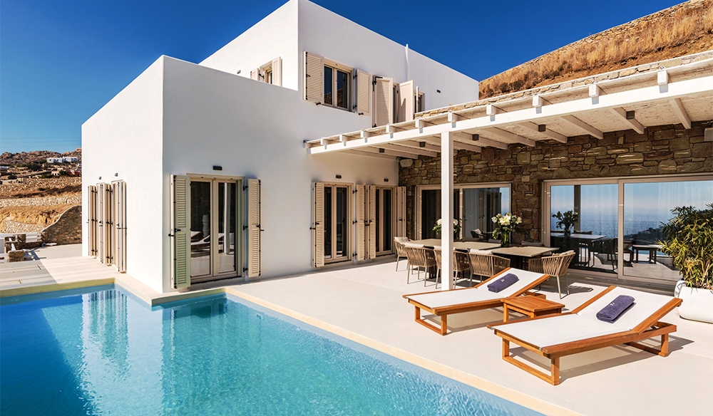 Cycladic Villa in Elia, Mykonos › Liv Homes Greece